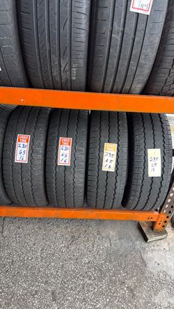 235/65/16 four tires continental cargo used