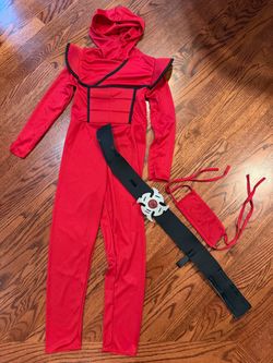 California Costumes Stealth Ninja Child Red/Black Costume Youth Size S 6-8