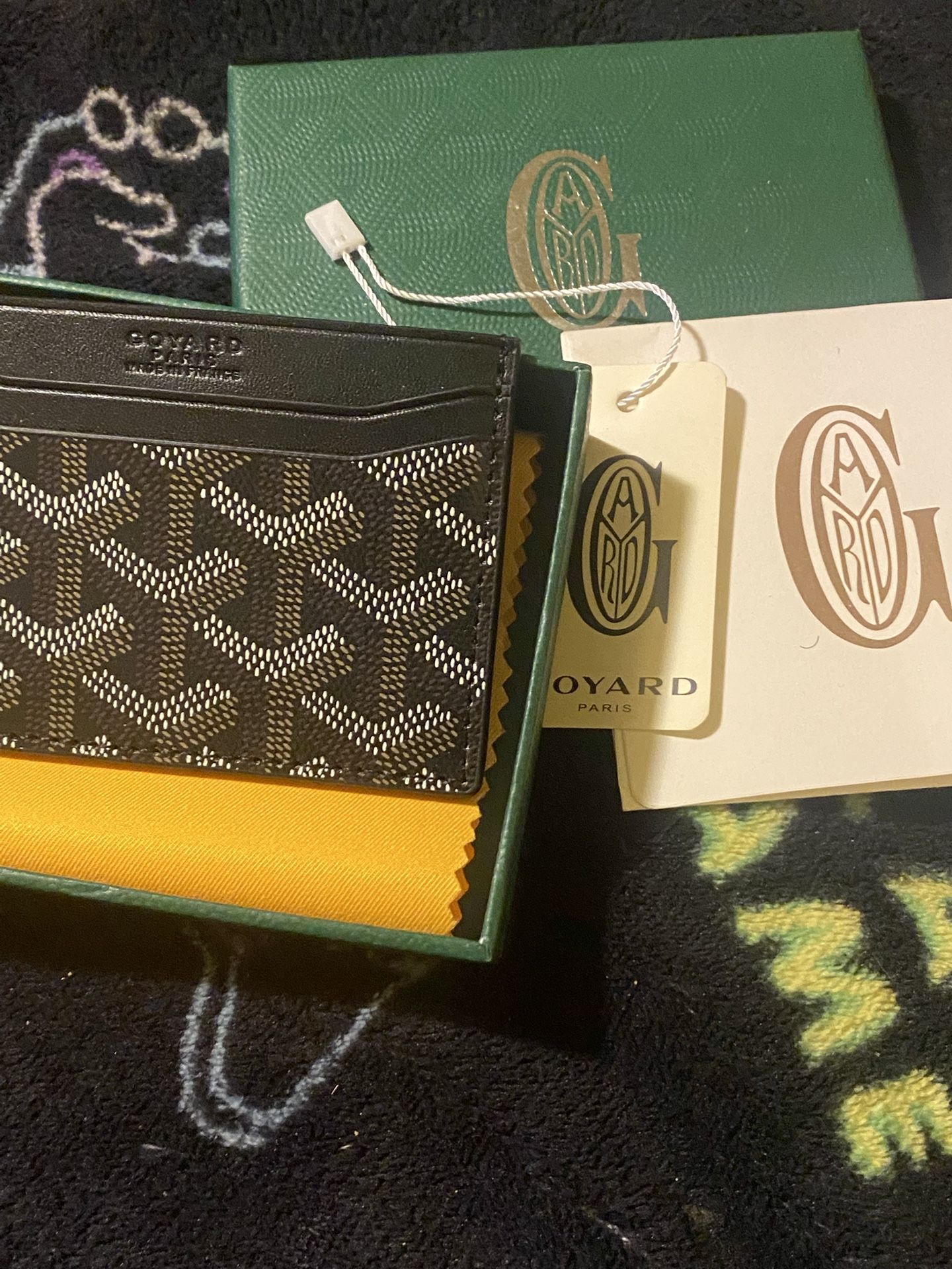 Black Goyard Wallet