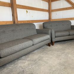 Grey Couch Set “WE DELIVER”