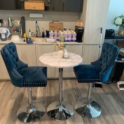 Bistro table & bar stools