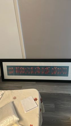 Framed Flamingo Panoramic Wall Art