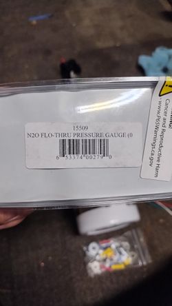 Nitrous Express 15509 -4 Nitrous Pressure Gauge Kit Nitrous Express 15509 -4 Nitrous Pressure Gauge Kit