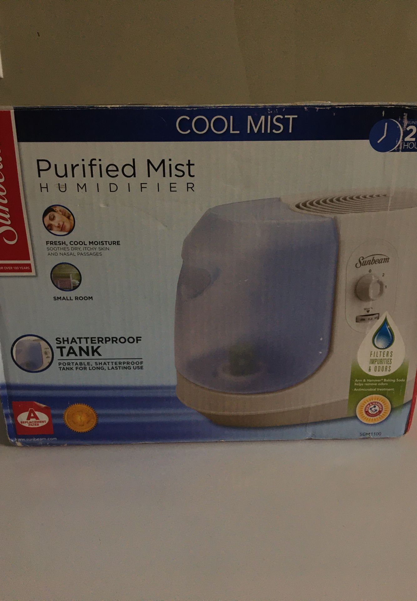 Purified Mist Humidifier.