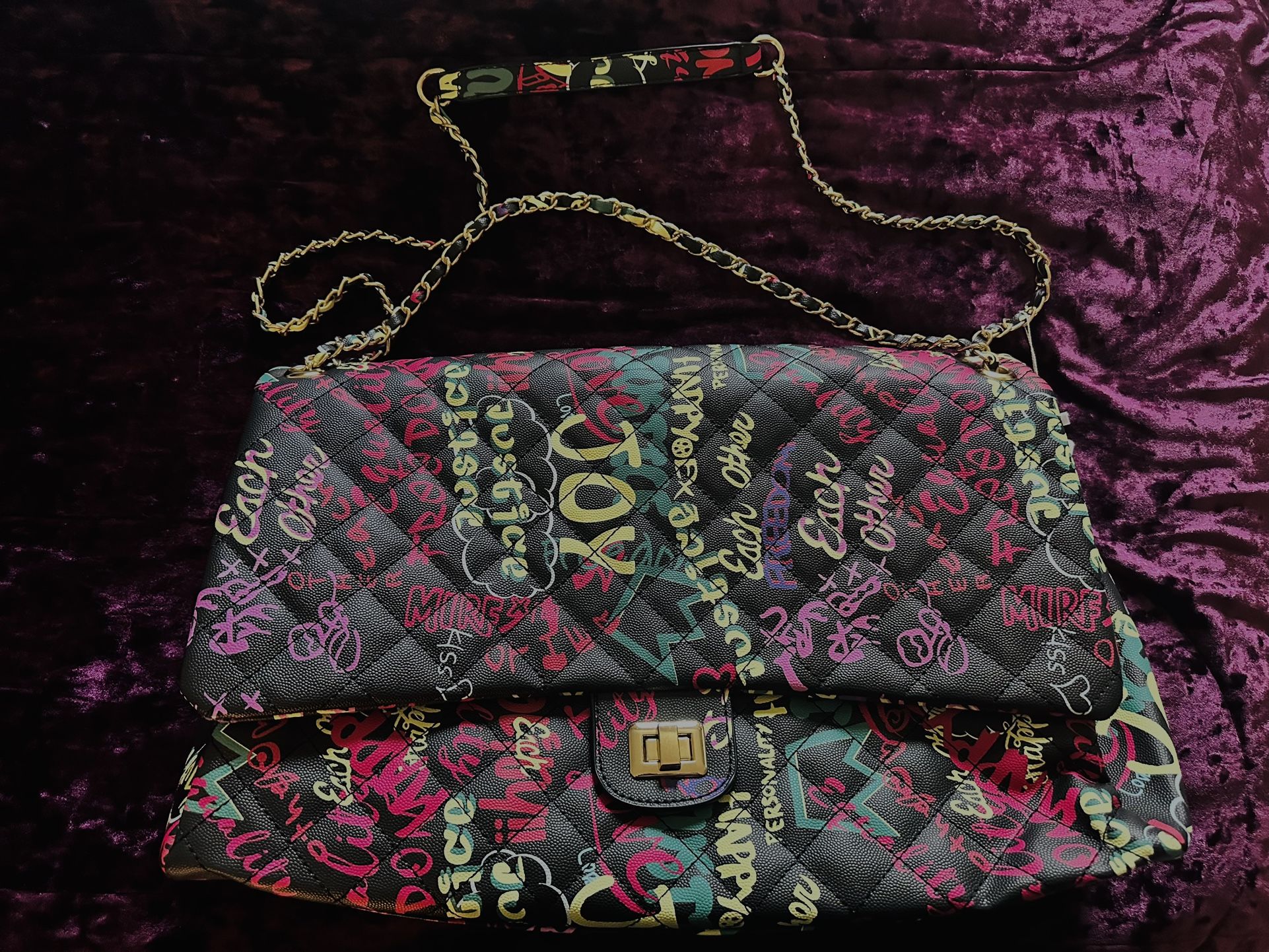 Graffiti Bag and Wallet