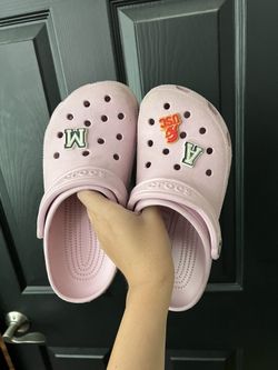 Pink Crocs