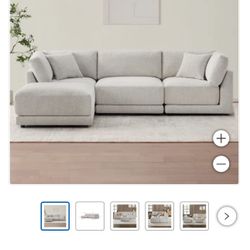 Dayna 4-piece Fabric Modular Sectional