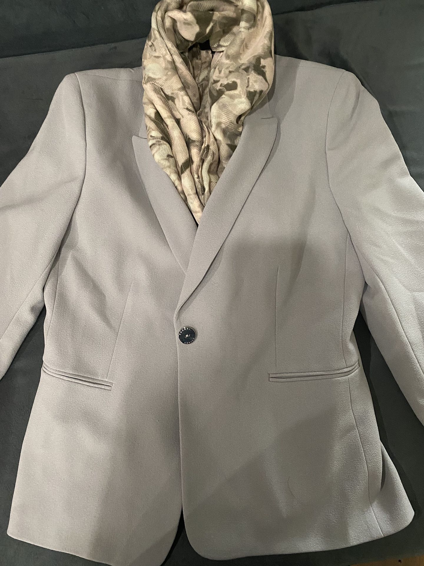 Tahari Grey Blazer