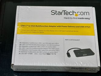 *Brand New* StarTech USB-C to VGA & USB-A Multifunction Adapter
