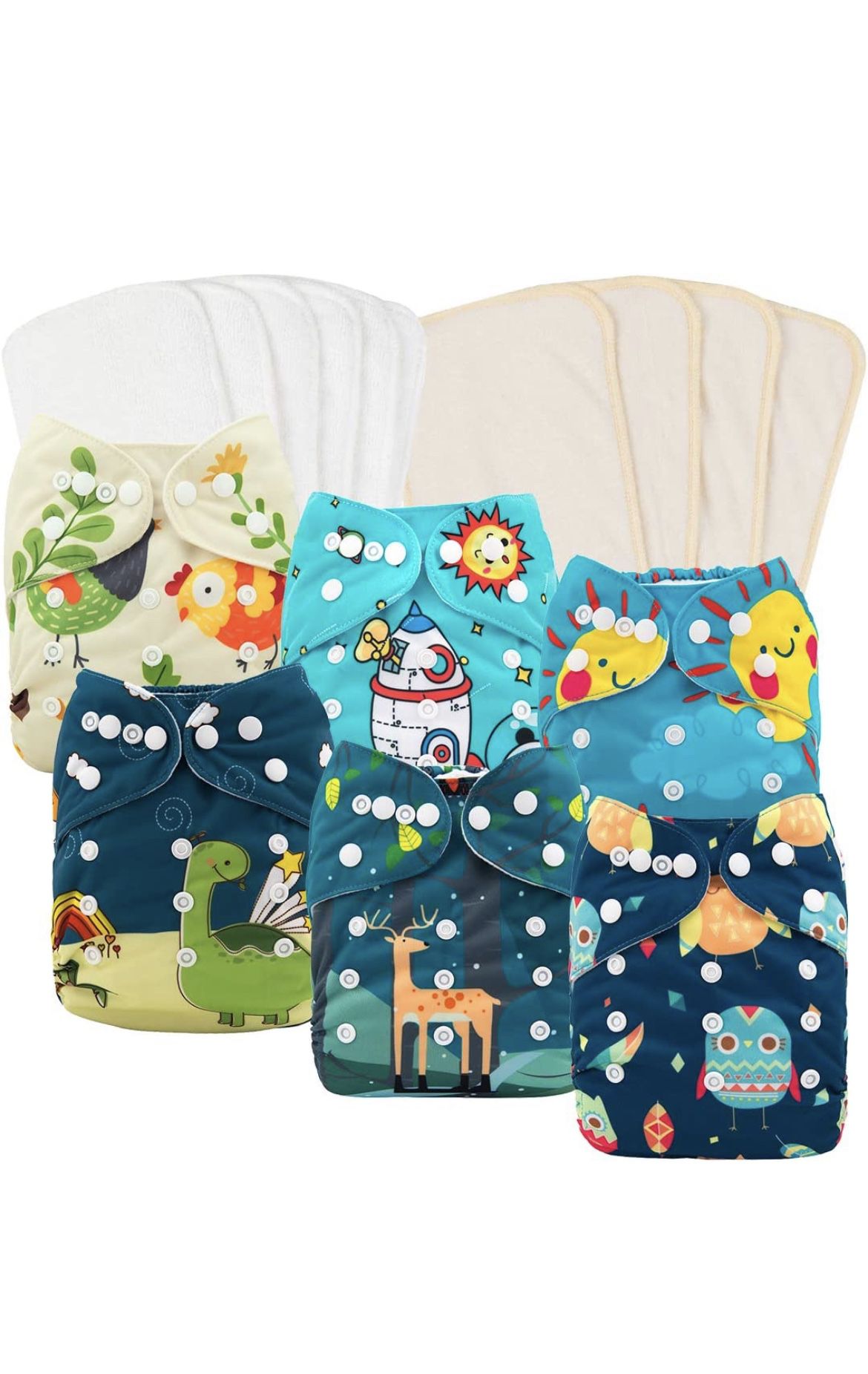 Cloth Diapers , One Size Adjustable 