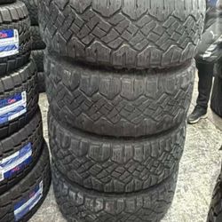 265 65 17 GoodYear Wrangler Duratac Very Clean Set