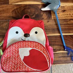 Skip Hop Fox Backpack And Toy