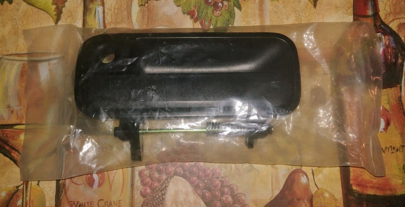 Honda Accord (1990-93) black exterior front driver door manuel handle - Brand New - Retail $10