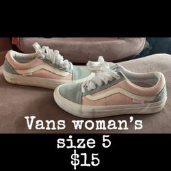 Woman’s Vans 