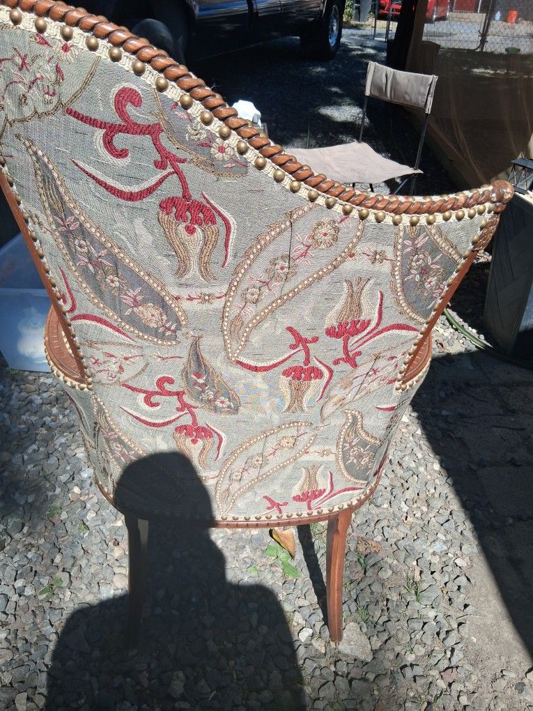 Chair Made In England Carved