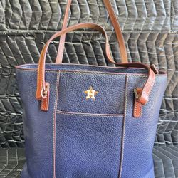 Houston Astros Dooney & Bourke Game Day Hobo Bag 