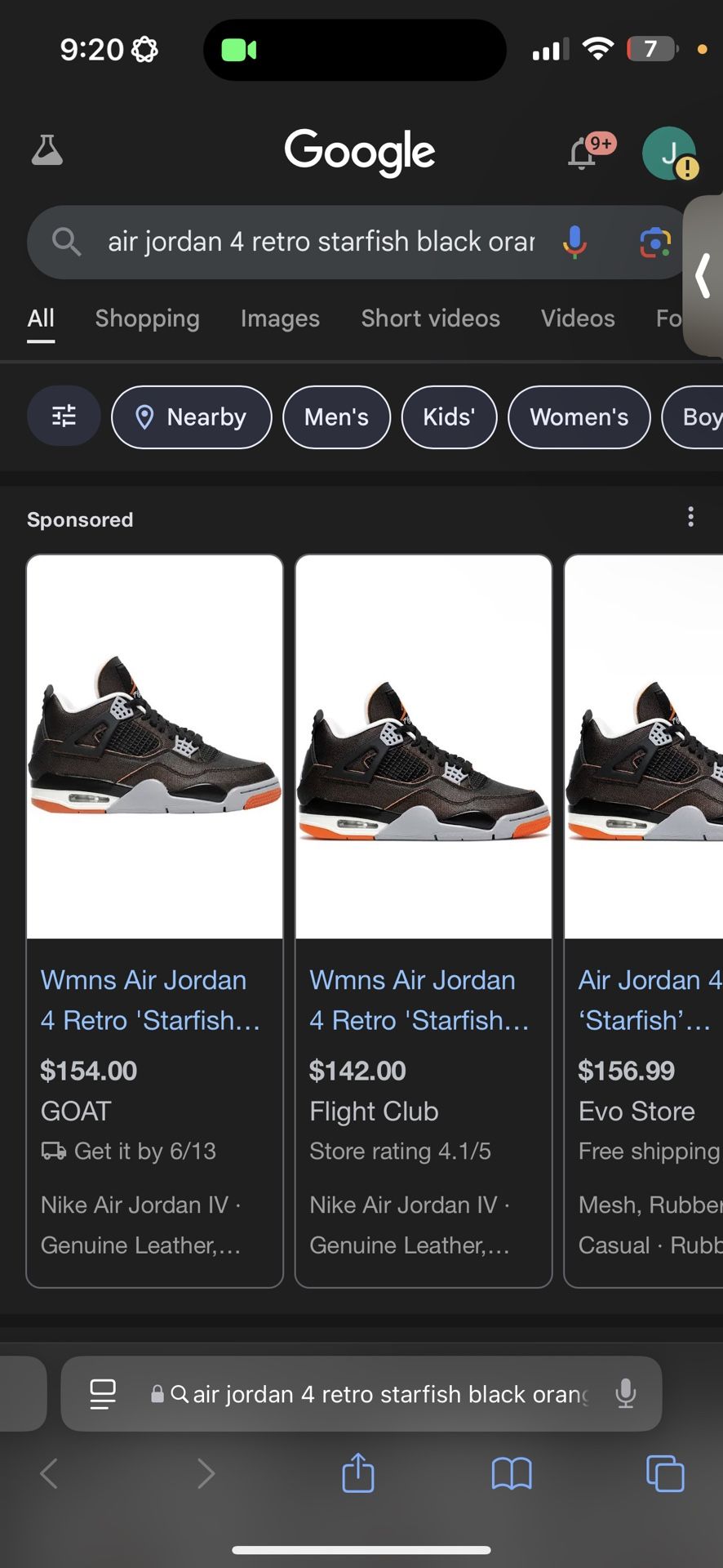 JORDAN 4 RETRO