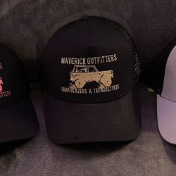 New 3 Piece Lot Maverick Outfitters Trailblazers Baseball Style Caps