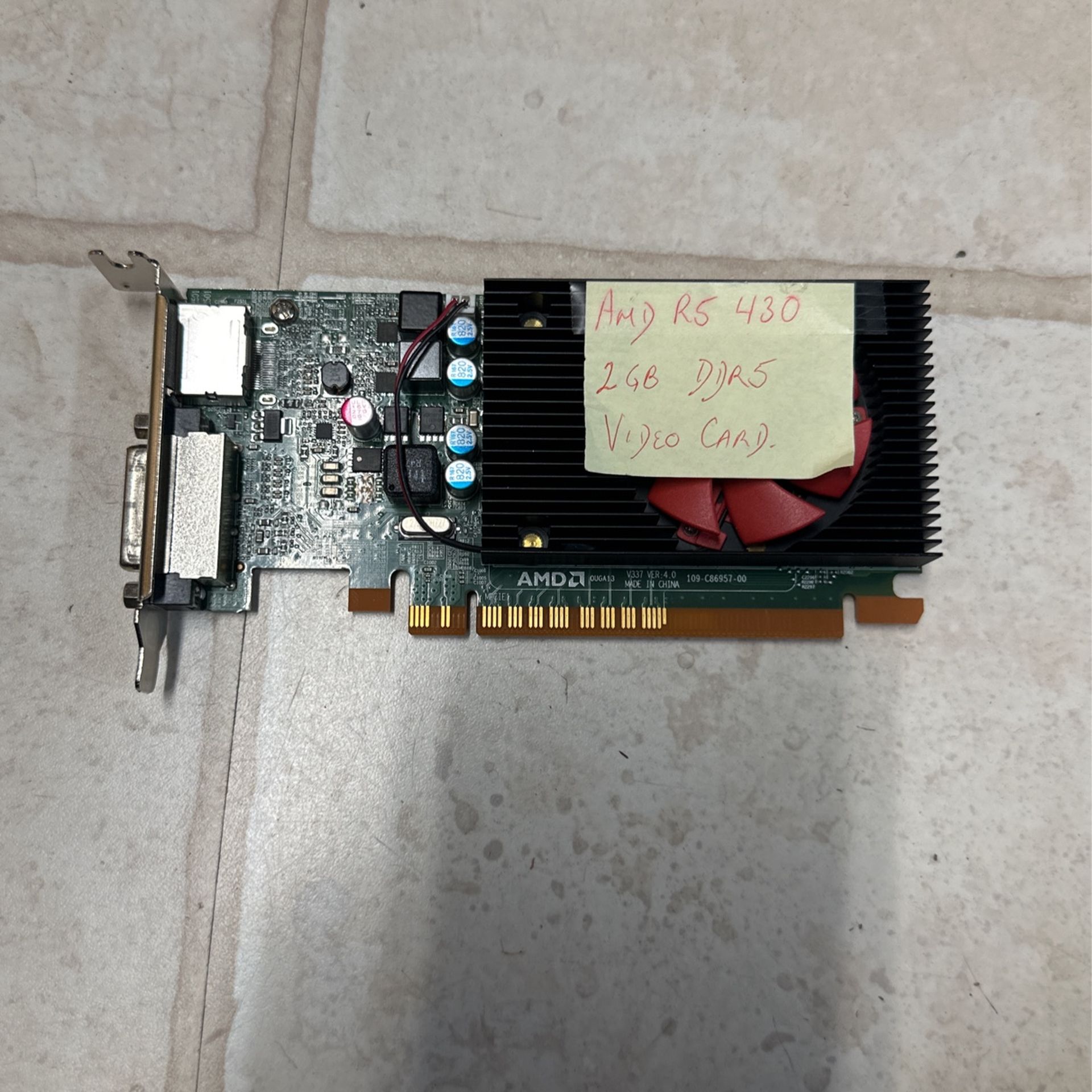 AMD R5 430 VGA Card Pcie