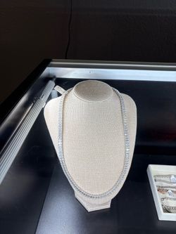 Lab Diamond Baguette Tennis Chain