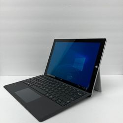 Microsoft Surface Pro 3
Intel core i5
4GB RAM 
128GB SSD 
TOUCHSCREEN 
WITH KEYBOARD 
MINT CONDITION 👌🏽👌🏽