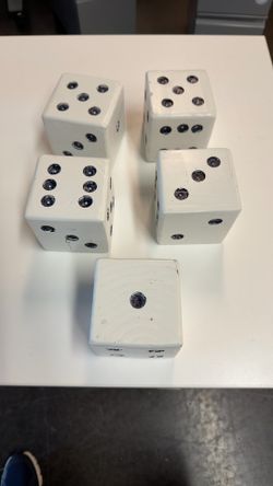 Large Wooden Decorative Dice