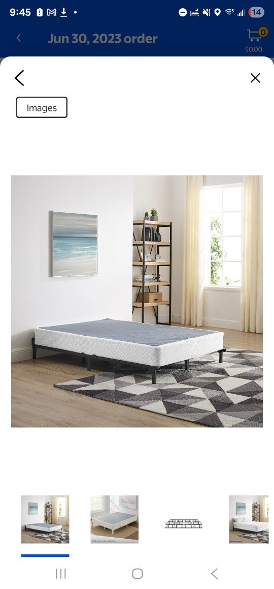 Mainstays Full Size Metal Box Spring GREAT CONDITION