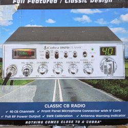 New Cobra 29  Radio with Bracket And Mike. Used 2 Weeks