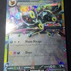 Prismatic Evolution Umbreon Ex #60 Stamped  2/2