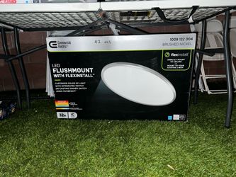 Flexinstall LED 32 in. Brushed Nickel Oval Panel Recessed Ceiling Light for Home with 5CCT + DuoBright Dimming