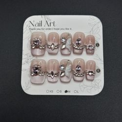 Press On Nails Size M Reusable Handmade