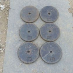 120lbs Weights 1in Hole 