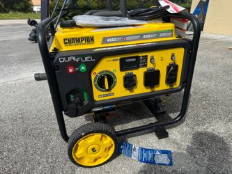 NEW Champion 4550W Dual Fuel Generator w/ CO Shield - Gas & Propane
