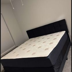 Queen Size Mattress And Bedframe Available With Free Home Delivery 🚚