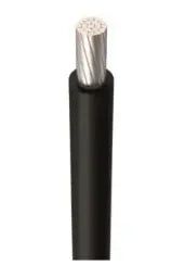 XHHW Aluminum Wire 4/0, Stranded , Black, 1 Conductor Cut Length