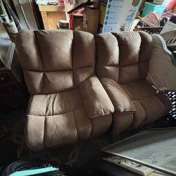 Love Seat W/ Electric Recliner