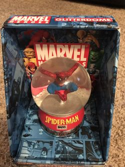Spiderman Marvel Heroes Waterglobe Snowglobe Dome XMen 2007 Romen
