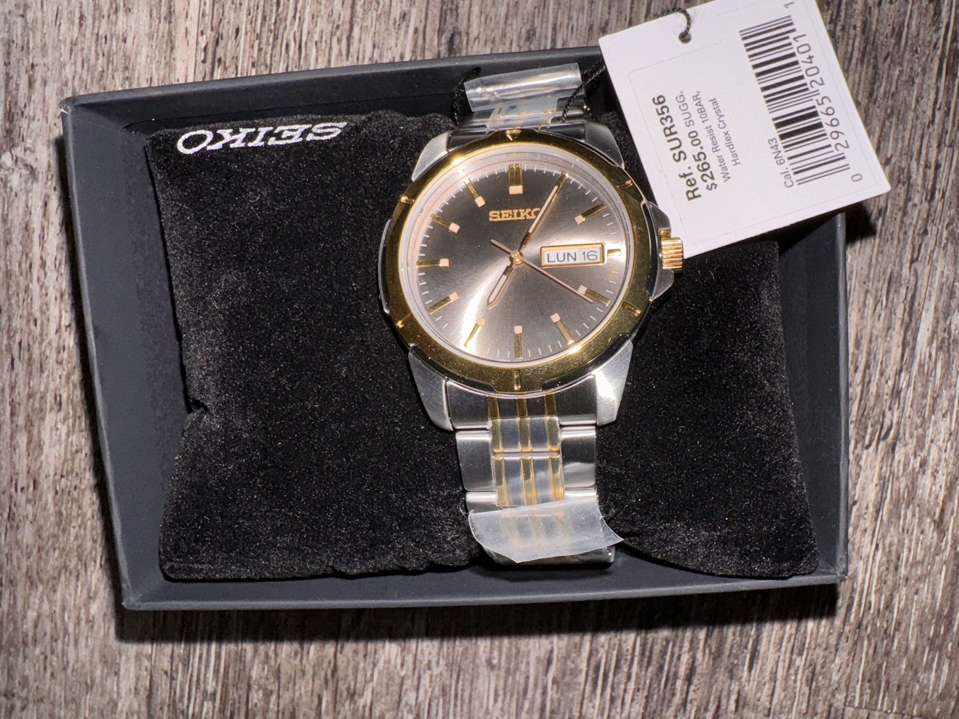 Seiko Men's Essentials Two-Tone Stainless Steel Bracelet Watch 39mm