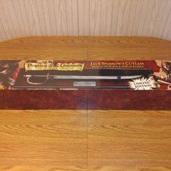 NECA Jack Sparrow Memorabilia with Shadow Box & Display Plaque 11/2000 ULTRA RARE!!!!
