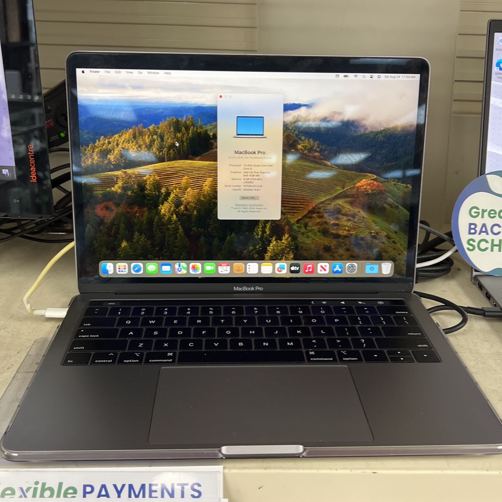 Apple A2159 MacBook Pro Laptop Touch Bar 2019 