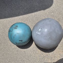 2 Medicine / Weighted Toning Balls 20lbs Total