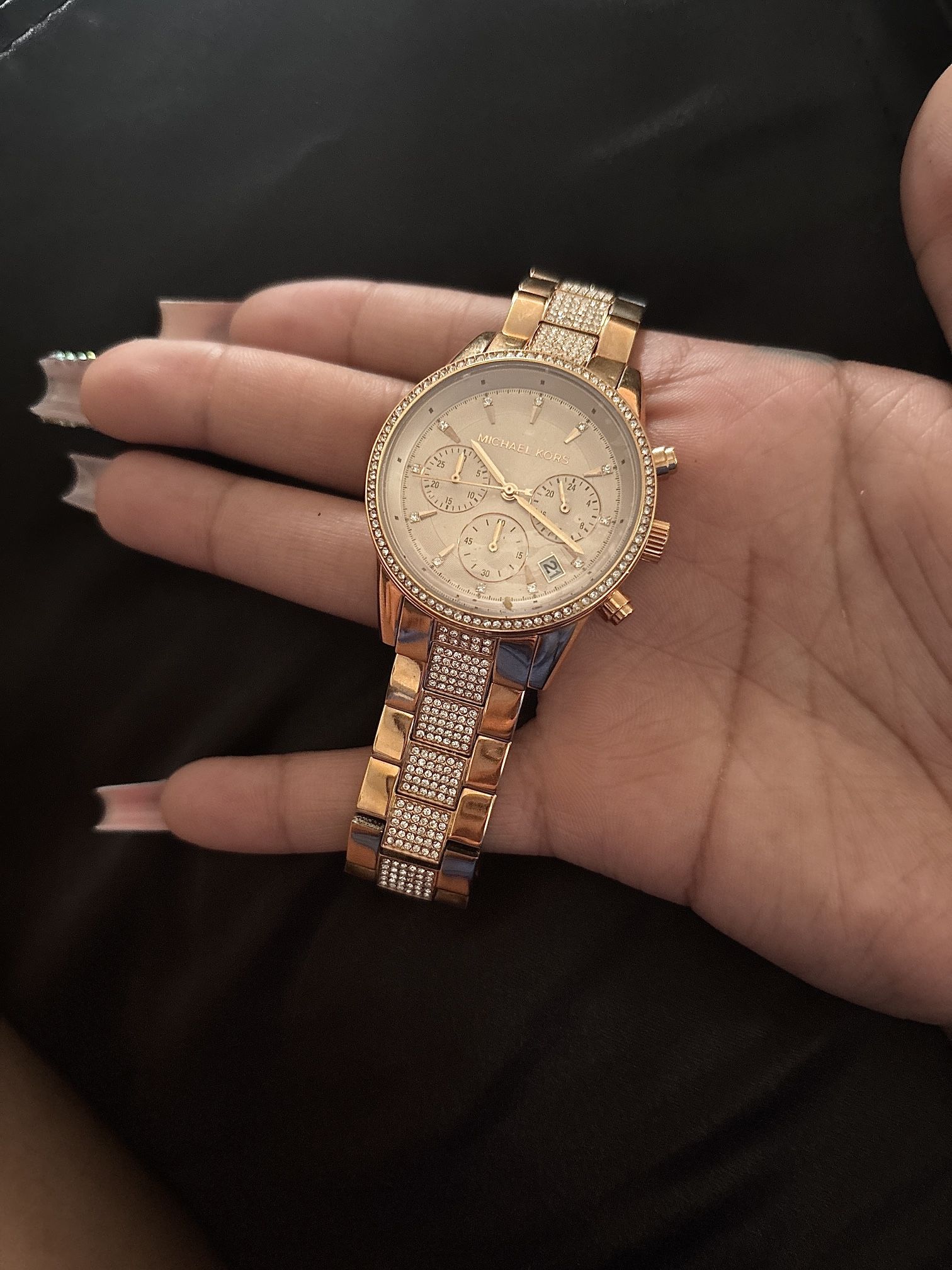Unworn Michael Kors Rose Gold Watch