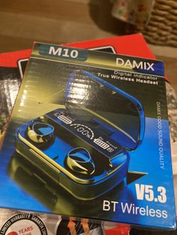 New - Wireless Bluetooth 5.1 Earbuds Earphones With LED Power Display - 6 Available