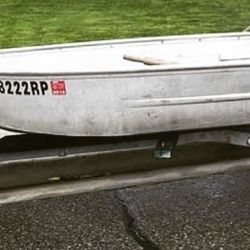 12ft Aluminum Fishing boat + trailer