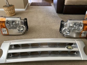 LAND ROVER DISCOVERY GRILL AND HEAD LIGHTS FROM 2005 2006 2007 AND 2008