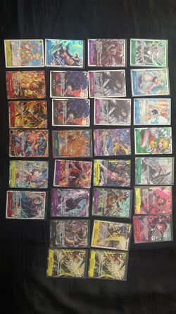 Japanese/English One Piece Cards