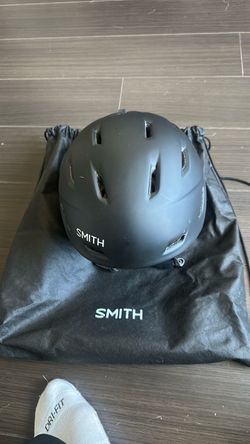 Smith Matte Black Ski Helmet with Bag - Size M
