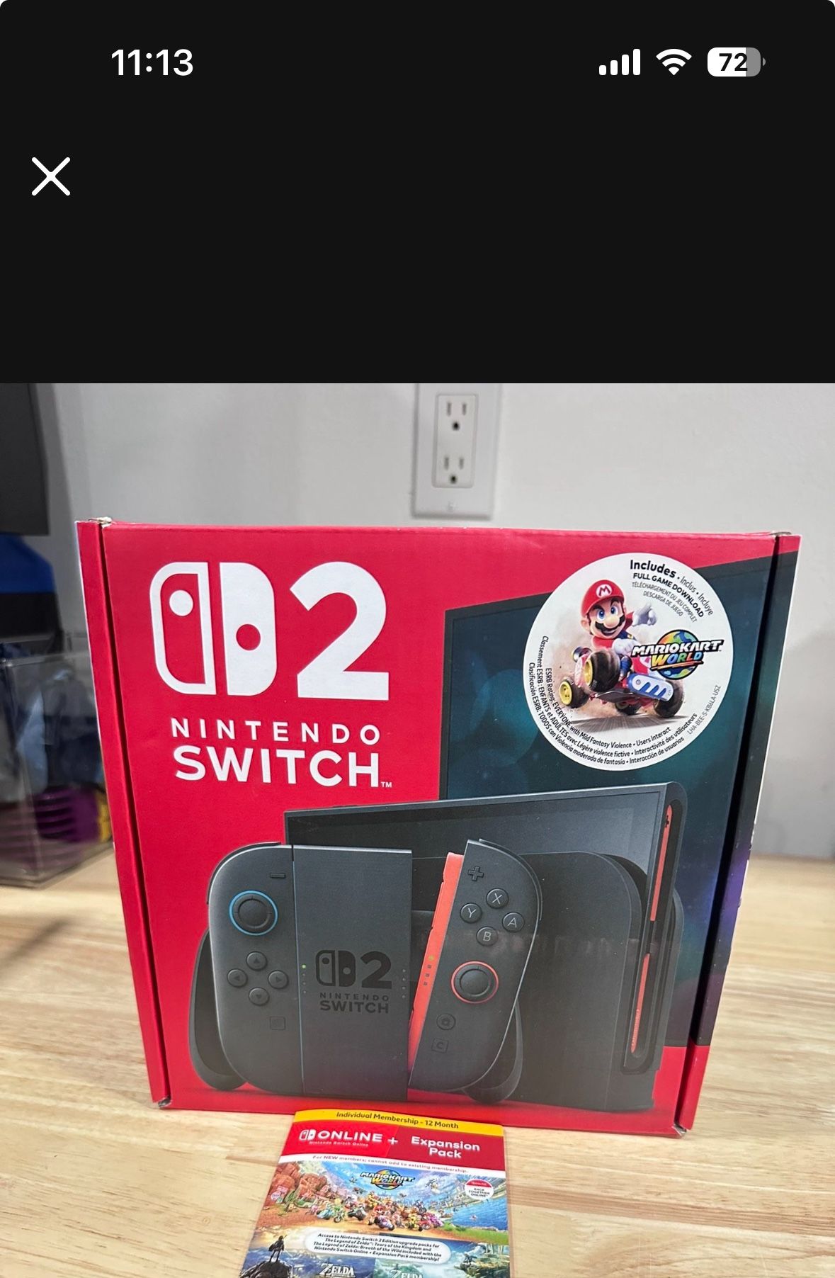 Nintendo Switch 2 With Game (unopened)