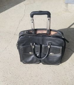 Leather Rolling Computer Bag