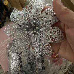 Silver Decorate Flowers 🌹 